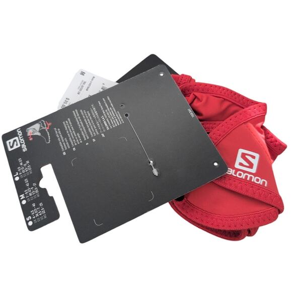 Salomon Trail Gaiter Red Size Medium NEW in Package - Picture 3 of 3